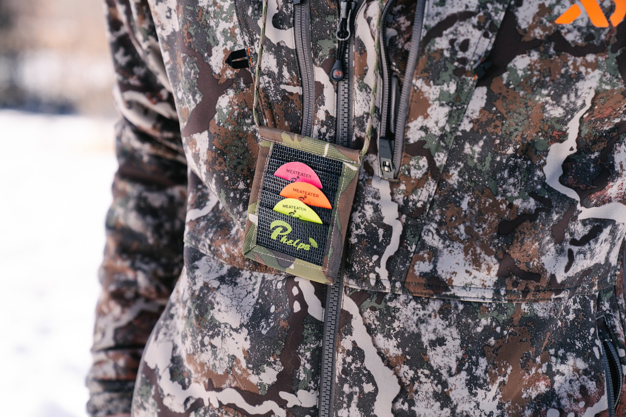 Phelps X MeatEater turkey calls and PDO call organizer