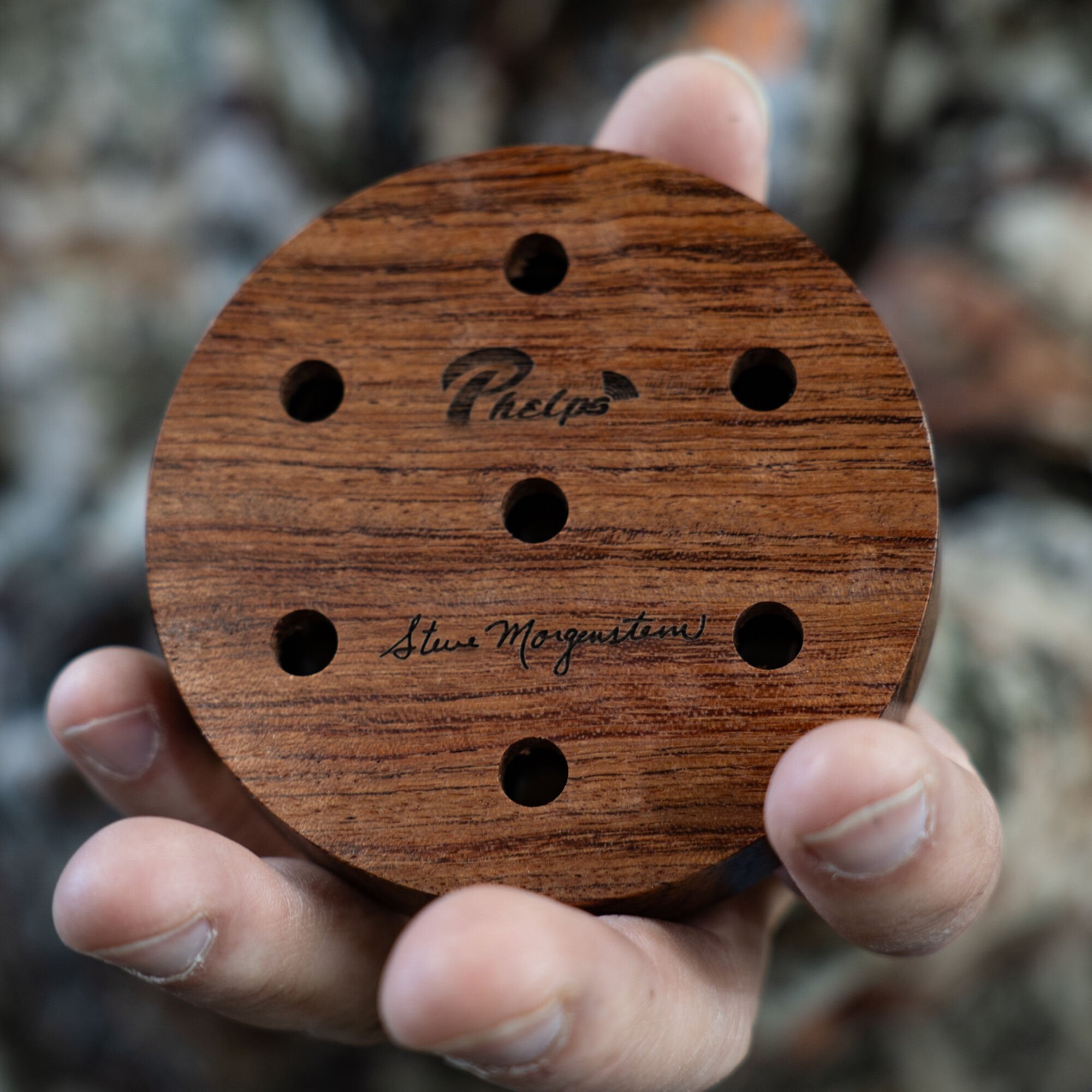 Morgenstern Signature Bubinga Red Slate Turkey Pot Call