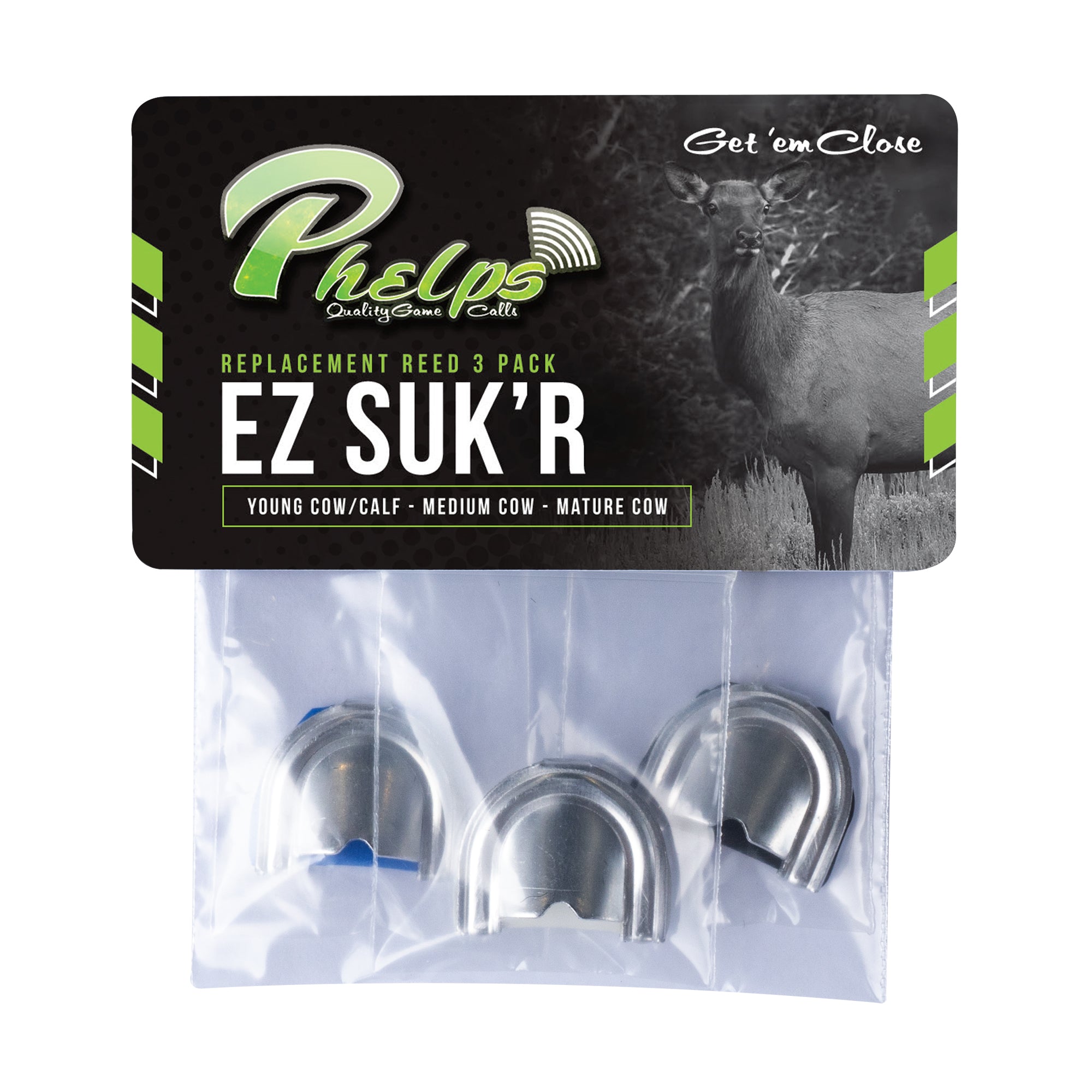 EZ SUK'R Replacement Reed 3 Pack (Young, Medium, Mature)