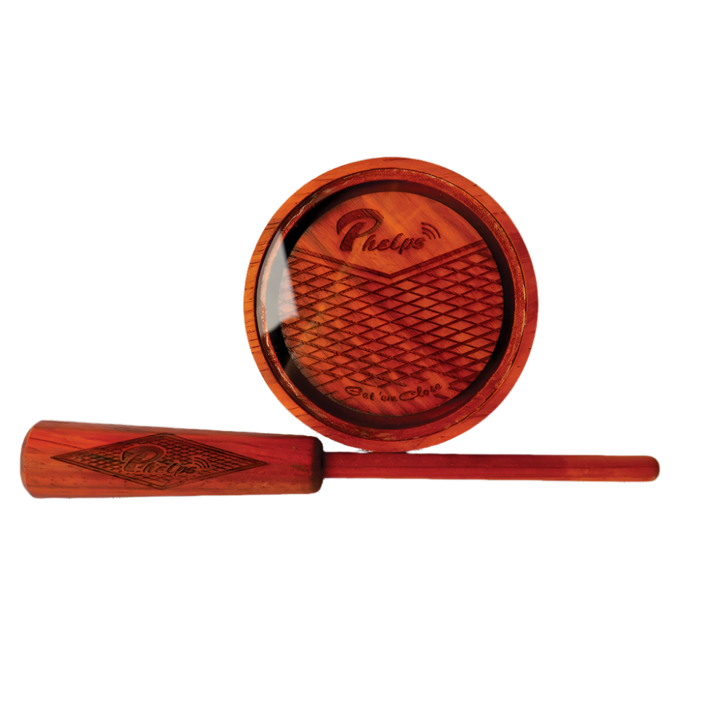 Phelps Padauk Pot - Crystal Over Padauk Turkey Pot Call