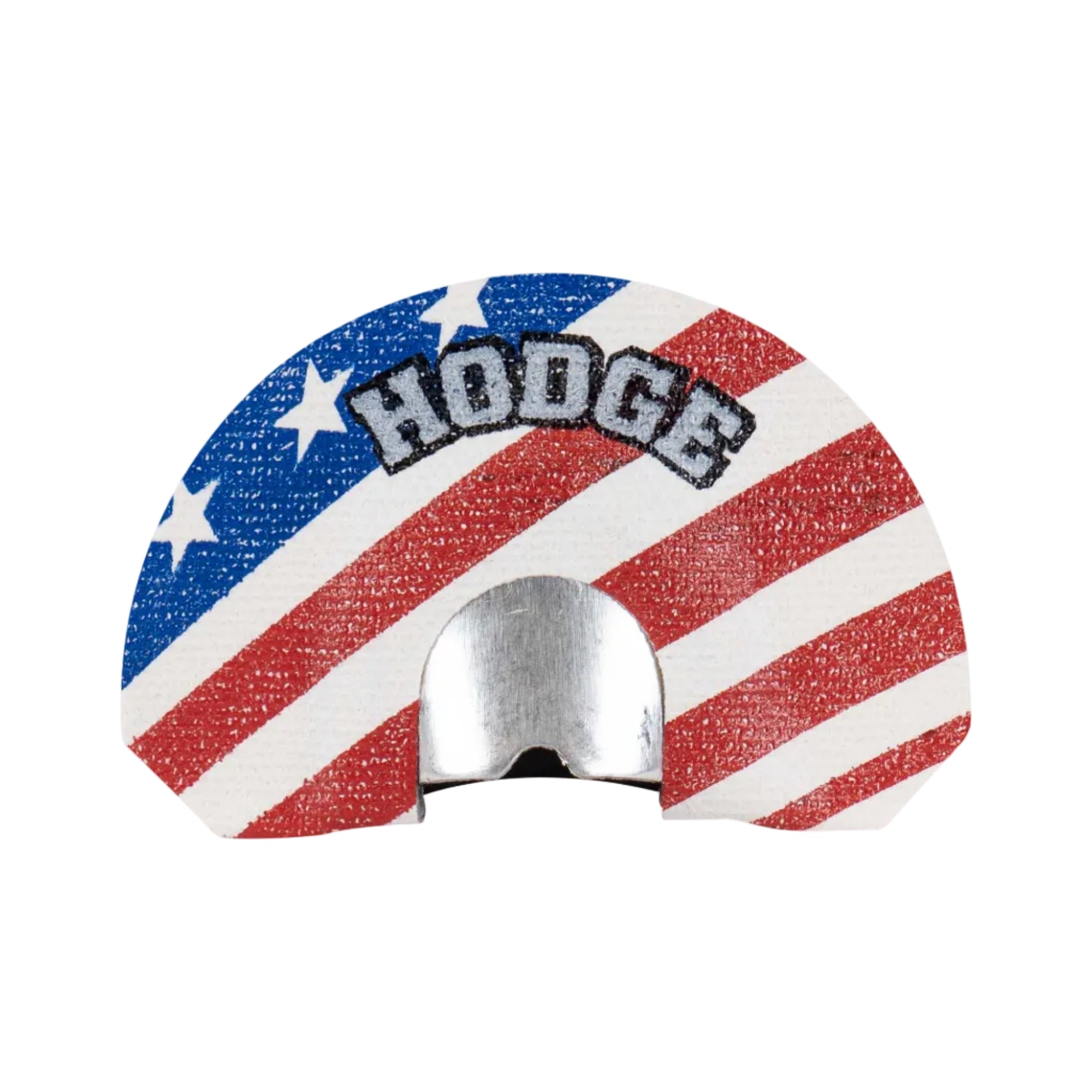 Hodge elk diaphragm with American flag design on a white background