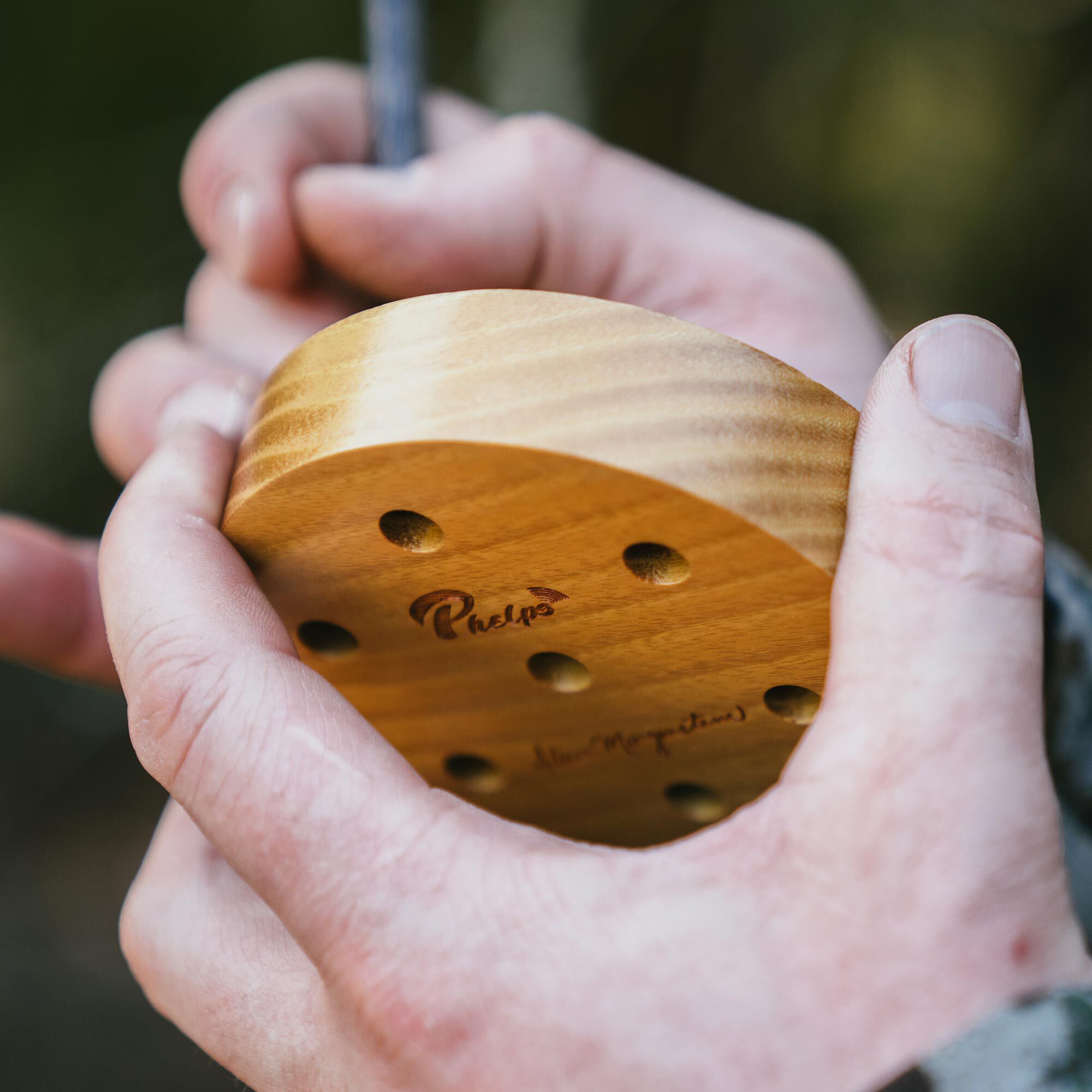 Morgenstern Signature Osage Orange Aluminum Over Slate Turkey Pot Call