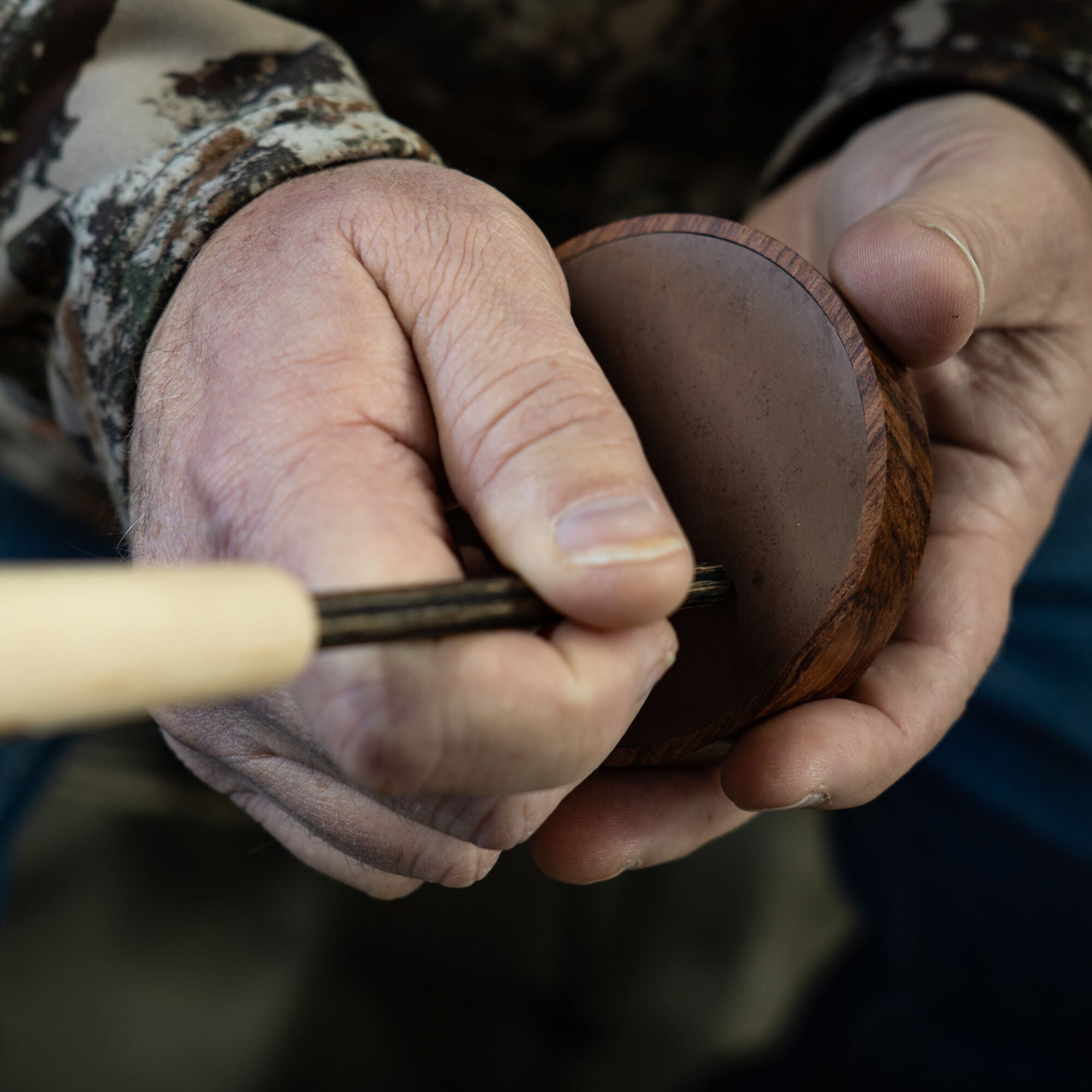 Morgenstern Signature Bubinga Red Slate Turkey Pot Call
