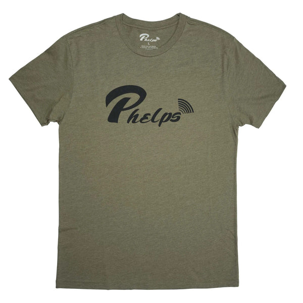 トップス 700FILL Small Payment Logo Tee Green L Phelps Logo T-Shirt