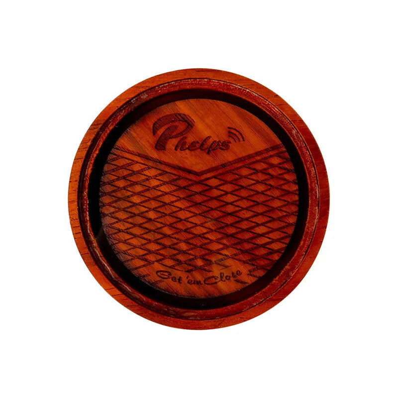 Phelps Padauk Pot - Crystal Over Padauk Turkey Pot Call